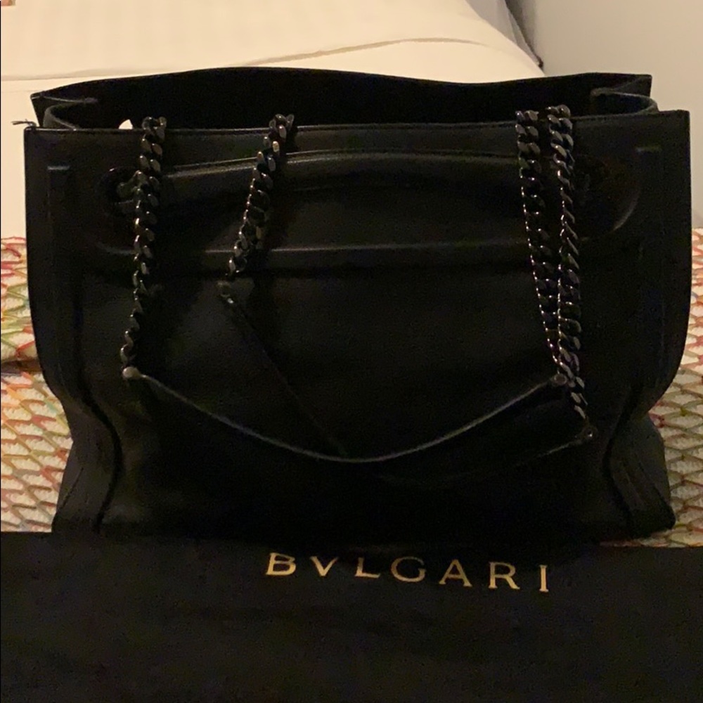Blvgari black tote
